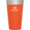STANLEY Stacking Vacuum Pint, 0.47L, Persimmon Orange, Vacuum Insulated Tumbler, Stainless Steel, Keeps Coffee Hot or Cold, Beer, Outdoor Activities,