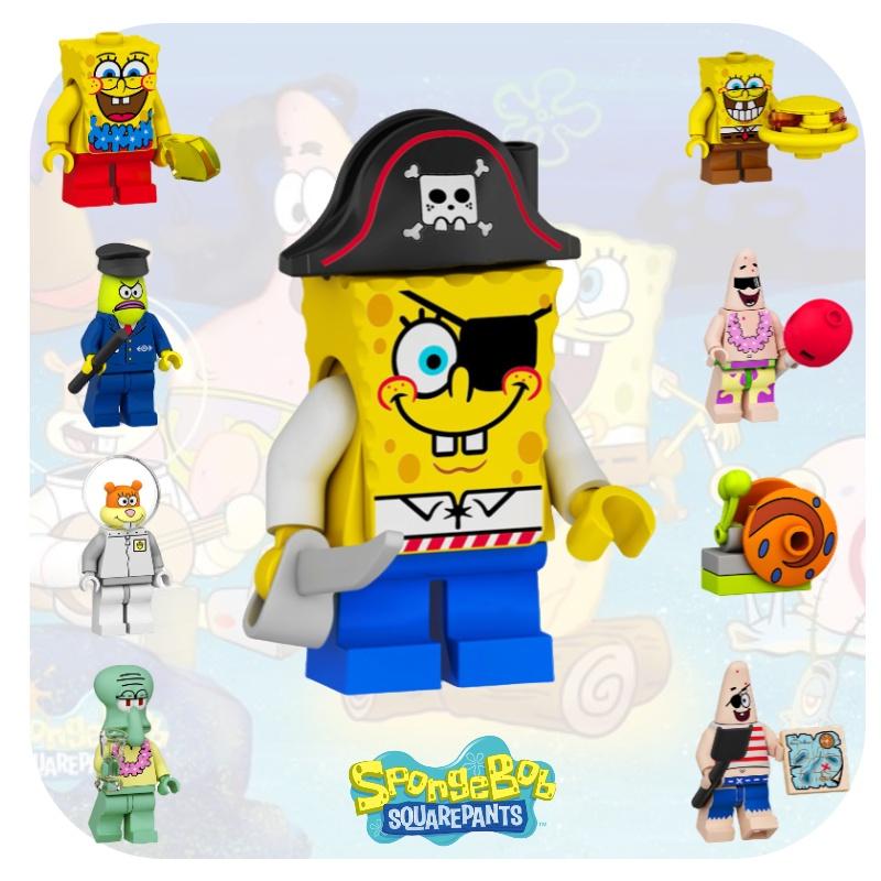 Spongebob Squarepants Characters Building Blocks Fun And Educational Toy 38-50 Pieces