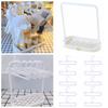 White Mini Cloth Organizer Dolls Accessories Miniature Doll Hangers 1/6 1/12 Doll