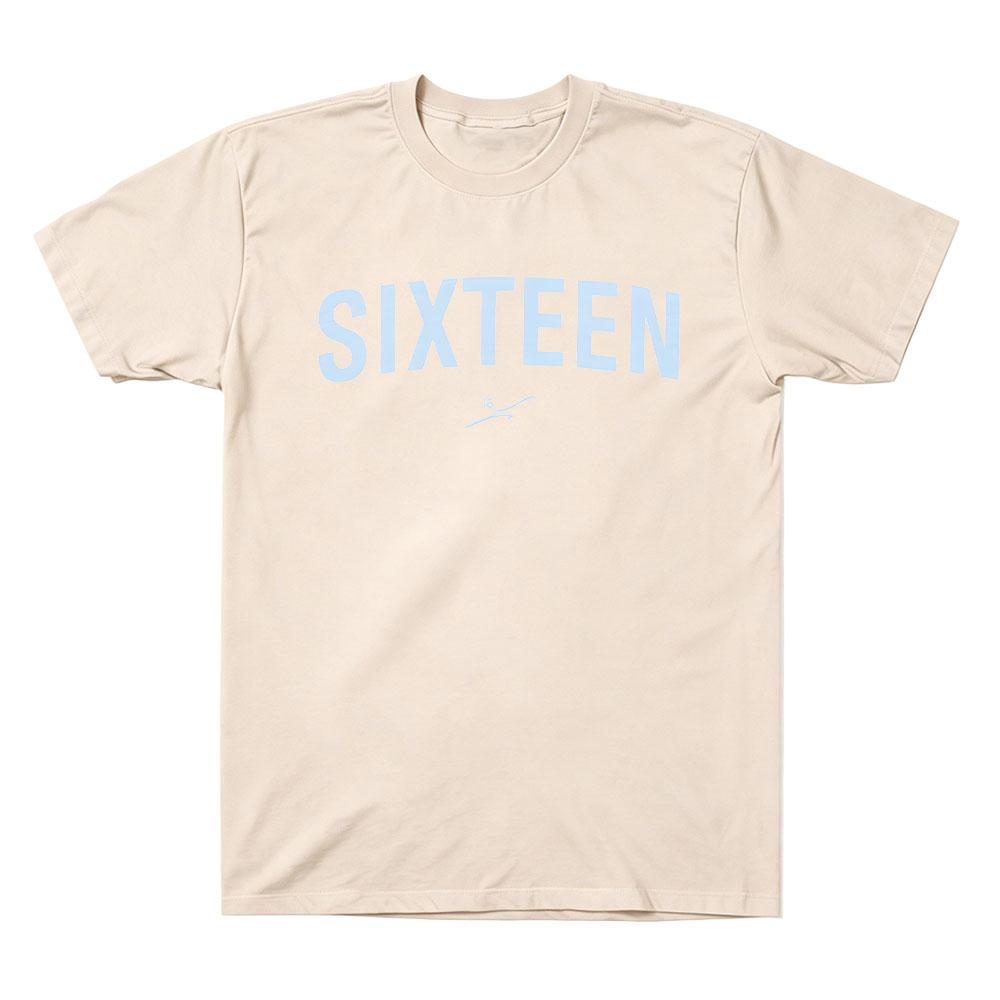 SIXTEEN TEE Merch T Shirts Simple Letter Print Tshirt Fashion Casual Cotton Short Sleeve O Neck Tops