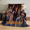 Yellowstone: Western Conflict Plush Blanket Soft Comfortable All Seasons blanket Sofa Office Naps blanket Outdoor Travel throw Perfect Gift
