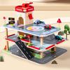 Деревянный набор игрушек «Парковка» для детей