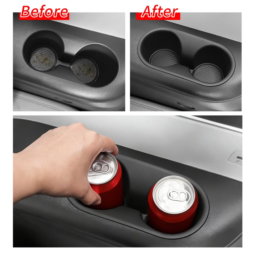 for Hyundai Palisade 2026 Car Water Cup Holder The Third Row Door Side Drinks Cup Holder Storage Box Interior Accessories 2pcs