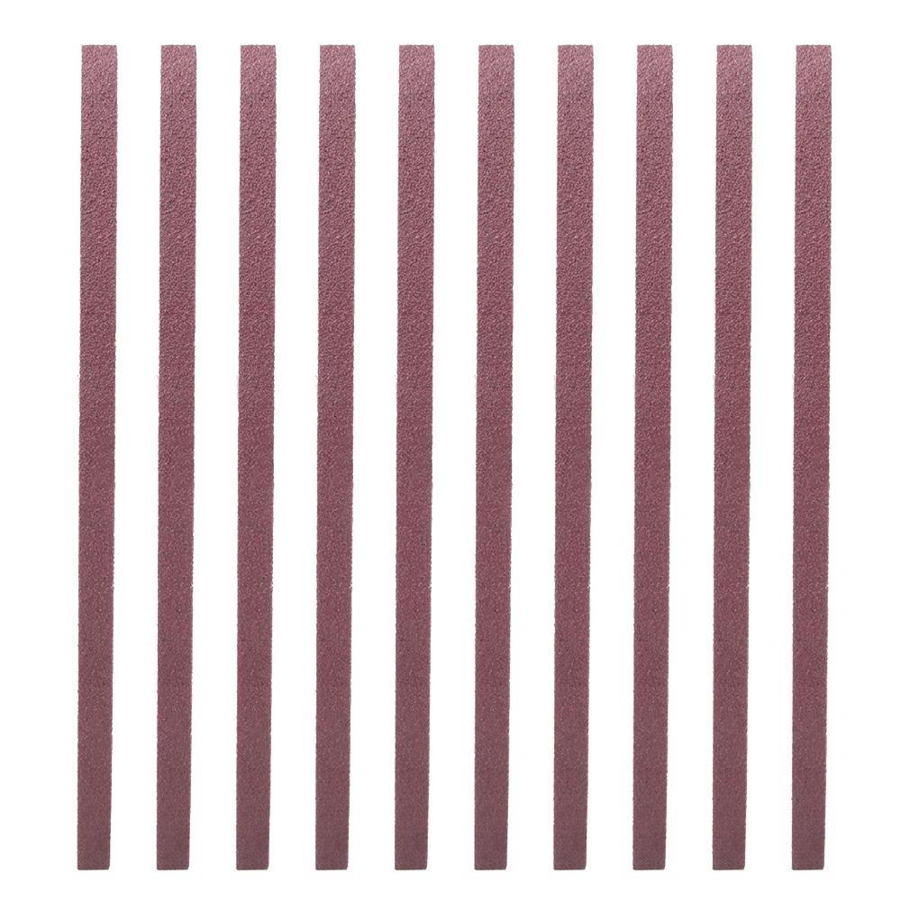 10pcs 533 x 9mm Aluminium Oxide Sandpaper Aluminum Oxide Belt Sander Strap Woodworking
