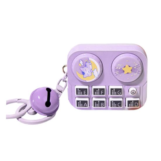 Мини-пульт управления DJ, игровая консоль с музыкальным светом, портативная, дорожная, на батарейках, для детей, подростков и взрослых, обучающая, игрушка-брелок для диджеинга