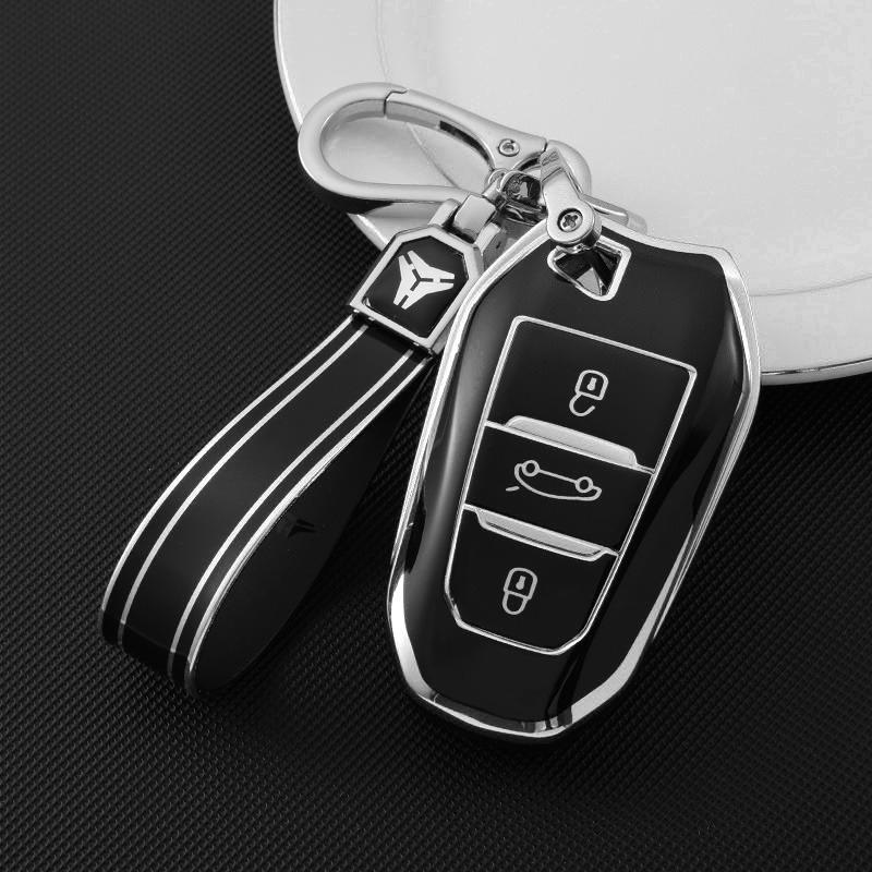 Для Peugeot 2008 3008 4008 5008 308 408 508 Citroen C1 C2 C4 C6 C3-XR Picasso Grand DS3 DS5 Чехол-оболочка-защита для ключа