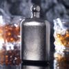 Фляга титановая 230 мл с воронкой Сверхлегкая портативная фляга для вина Health Selection Whiskey Flask for