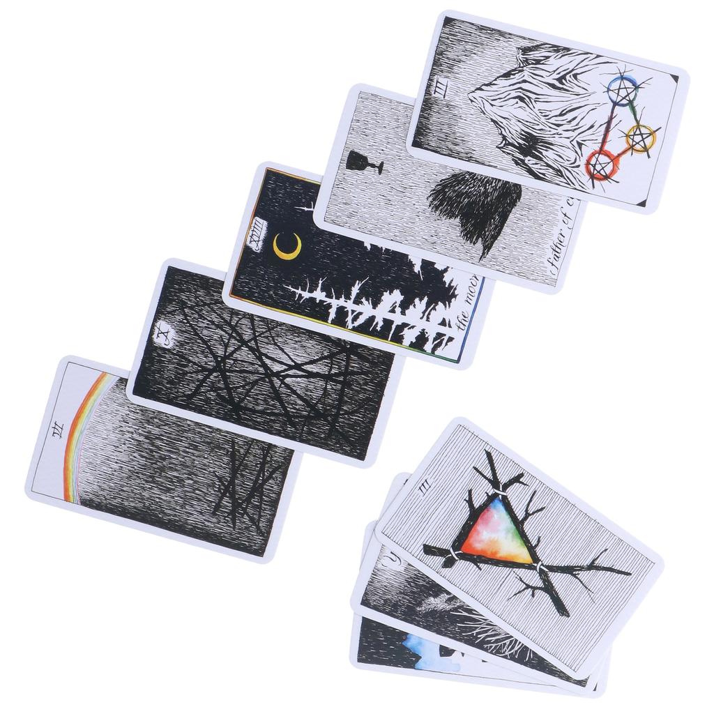 Дикие карты Таро Неизвестная колода Таро Голограмма Бумага Гадание Игральные карты Игра