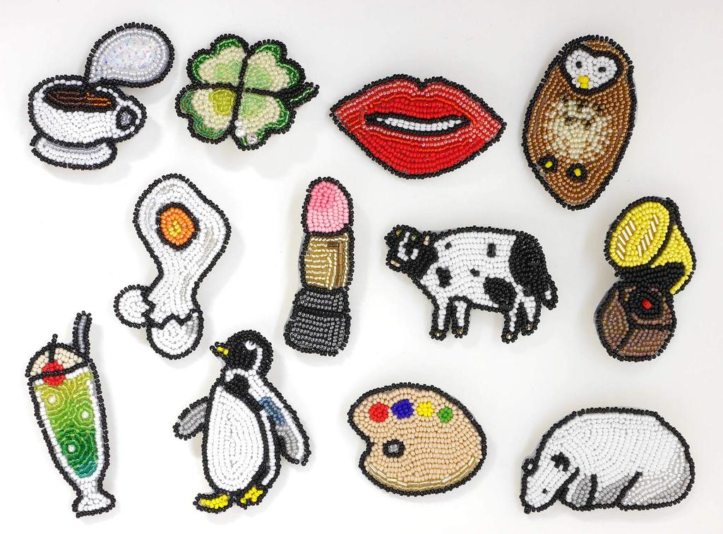 Набор бисера MIYUKI, Набор для броши с вышивкой бисером, Ленивая Му-чан BFK-583