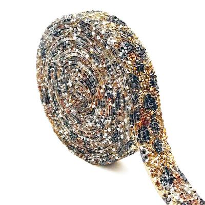 Полоска из смолы со стразами шириной 3 см, самоклеящаяся, с термоплавким клеем, самоклеящаяся алмазная наклейка, приутюживаемая лента со стразами горячей фиксации