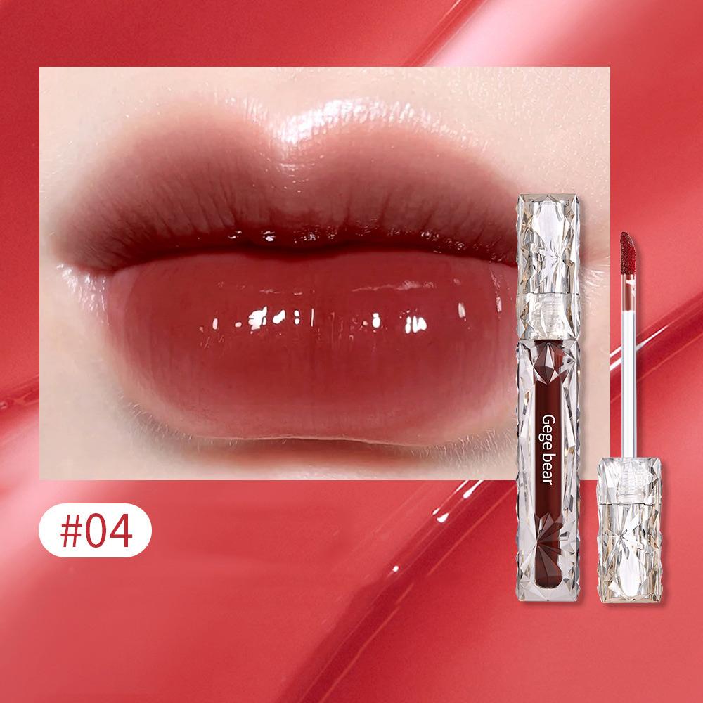 GEGE BEAR Зеркальная помада для губ Lip Glaze Korean Plumping Gloss Lipstick
