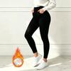 High Waist Thermal Leggings Women Stretchy Fleece Lined Slim Tummy Control Yoga Pants Winter