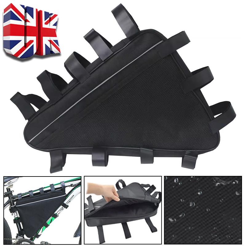 Сумки для транспортных средств Велосипедные сумки для велосипедных треугольников Фиксированный набор инструментов Сумки для хранения передней балки седла