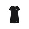 New Short Sleeved Dress Women's Jet Black F11W223309F-BK