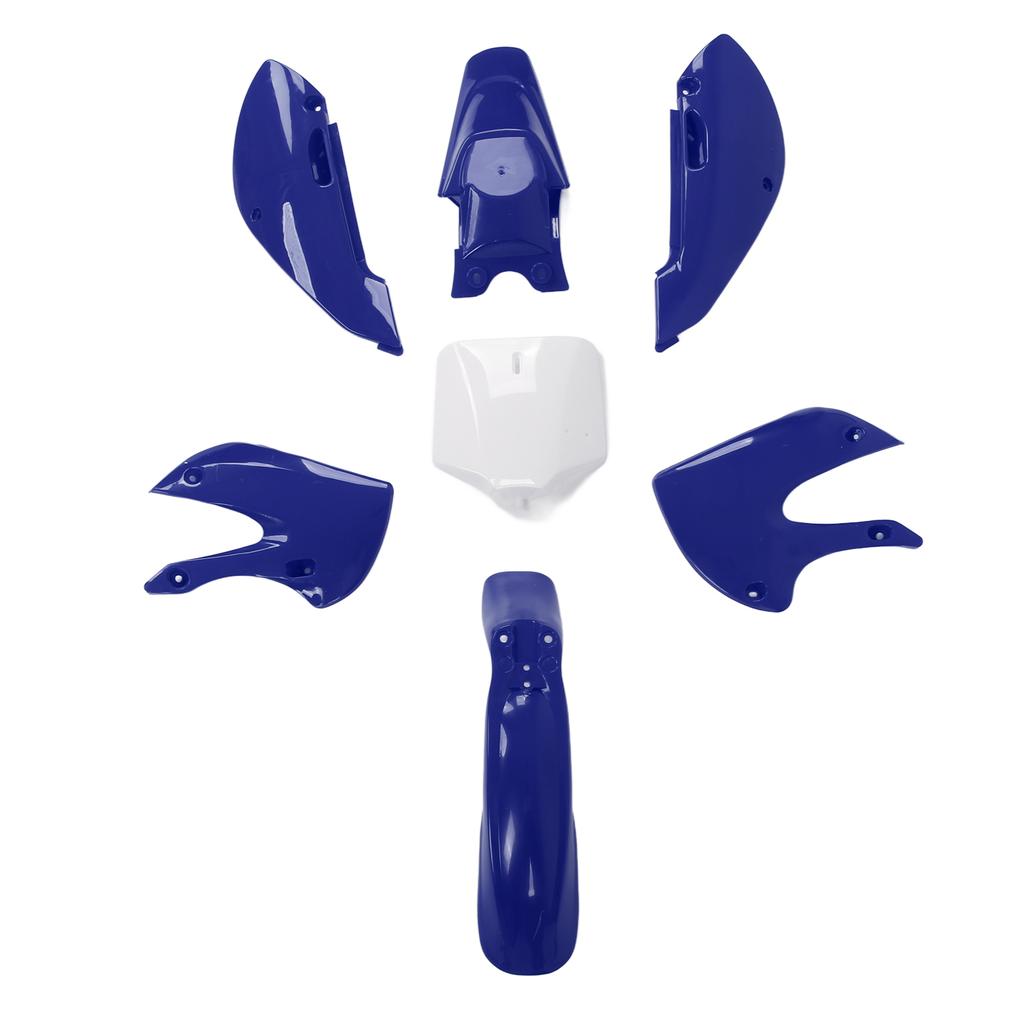 7pcs Dirt Bike Plastic Fairing Kit Body Work Fairing Set Motorcycle Accessories Replacement for KLX110 KX65