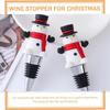 Reusable Metal Wine Corks Twist Cap Christmas Bottle Sealing Plug Durable Wine Sealers  Kitchen