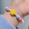 Candy Color Lovely Sweet Beaded Bracelet Creative Delicate Star Pendant Necklace Charming Vintage Love Heart Jewelry