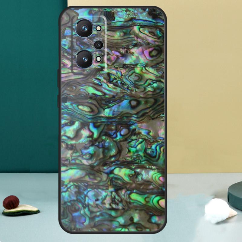 Текстура раковины морского ушка Для Realme 13 12 10 11 14 Pro Plus GT 6 5 6T GT7 Pro C55 C53 C51 C21Y C25S C75 C67 C61 Чехол