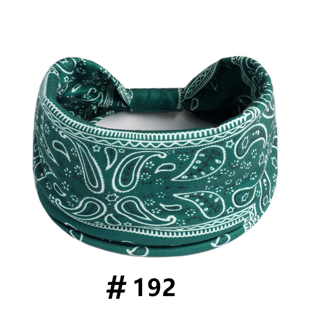 Boho Headbands Wide Knot Hair Scarf Floral Printed Hairband Elastic Turban Headwrap Stretch Head Bands Bandana Fashion Hair Accessories for Women