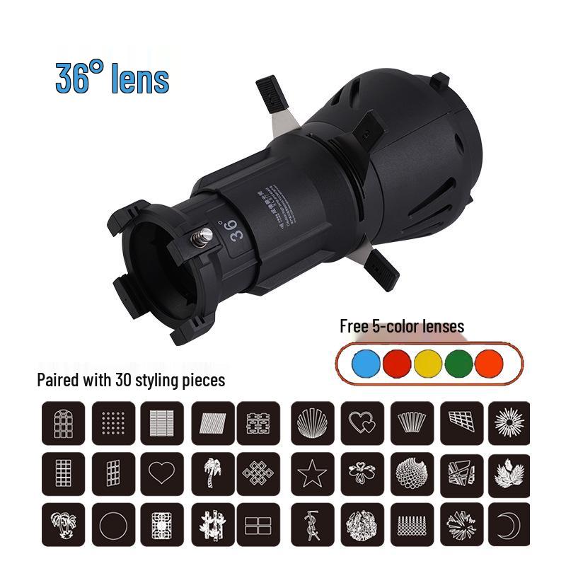 Photography Spotlight Tube with Bowens Mount - Compatible with Godox, Jinbei, and Nanguang Lighting