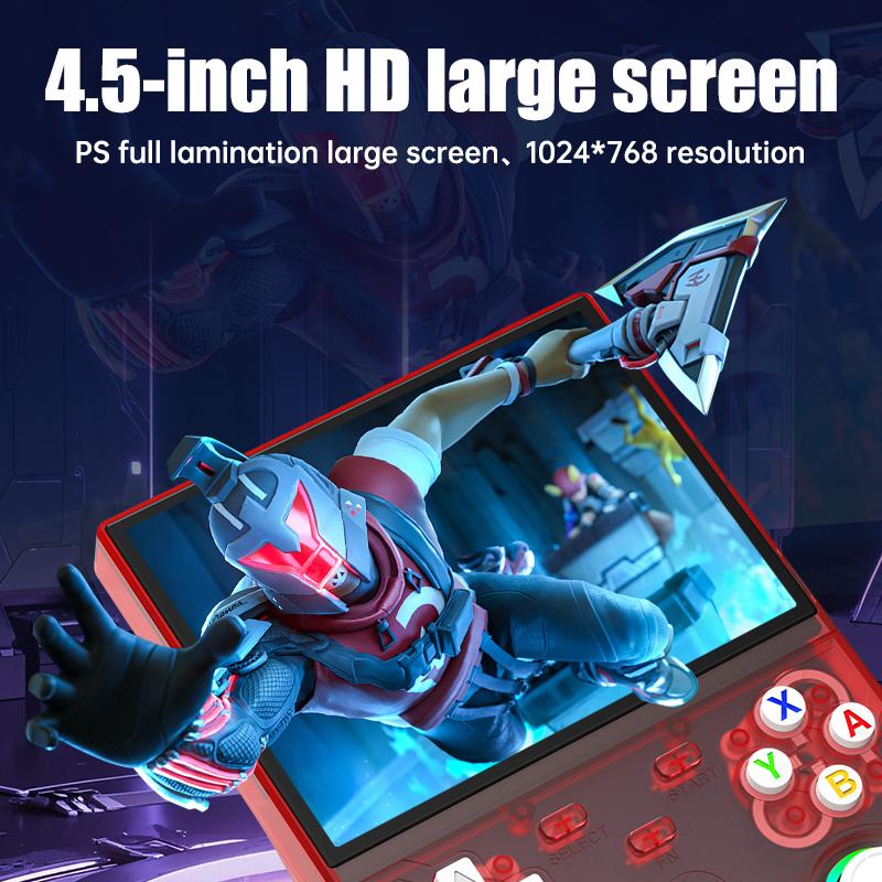 Новая карманная ретро-игровая консоль R36 Ultra X с IPS-экраном, 128 ГБ предустановленных игр, портативный карманный плеер с системой Linux
