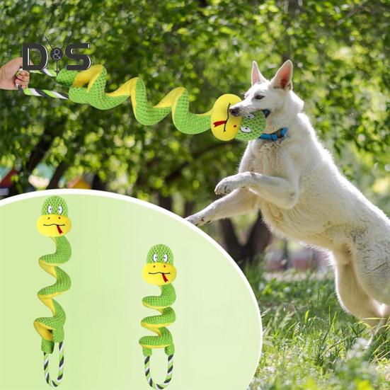 Пищащая игрушка для жевания собак с хрустящей бумагой, плюшевая игрушка в форме жирафа/змеи, перетягивание каната, интерактивная мягкая игрушка для маленьких, средних и больших собак