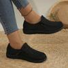 Women's Shoes New Casual European and American Lace-up Flat-soled Large-size Single Shoes, One-pedal Lazy Shoes