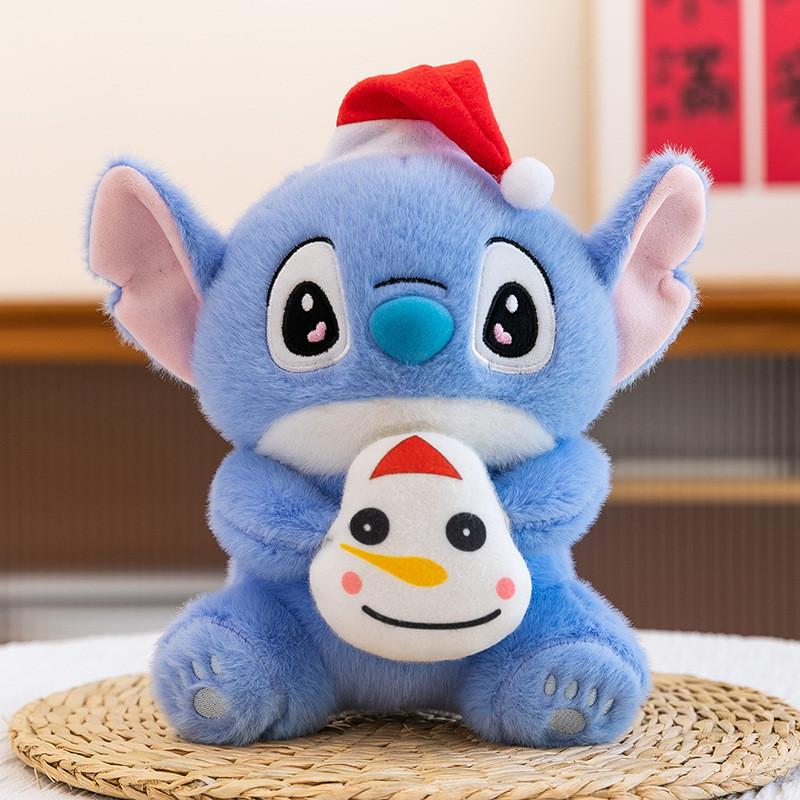 Cute Stitch Christmas And Musical Instrument Series Plush Doll Children Toy For Kids Holiday Gifts