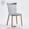 Homlly Nordic Windsor Dining Oak Leg Chair ( X2 PCS)