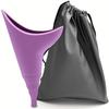 Ladies Portable Outdoor Emergency Standing Urinal Female Silicone Urinal Adult Piss Urine Bags For Car Travel Camping Pee Handy