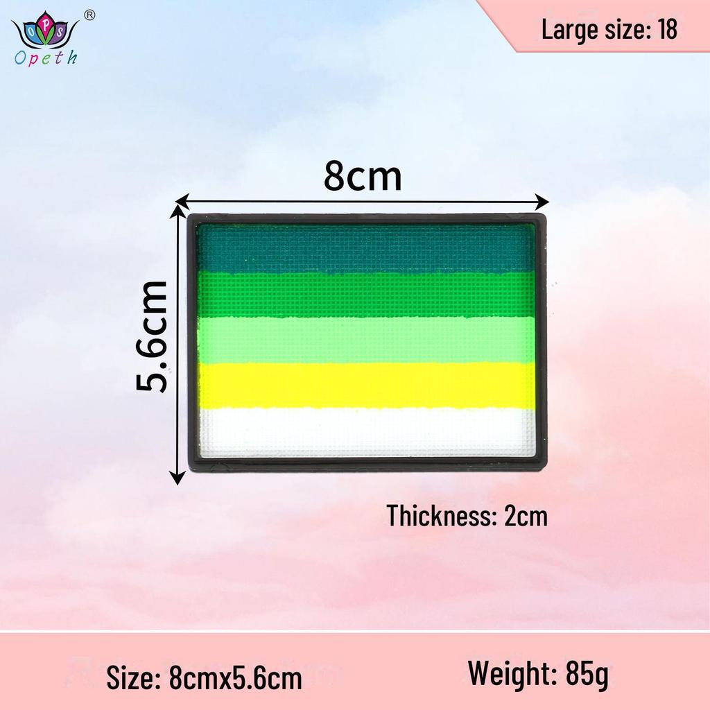 Водорастворимая радужная краска для лица для детей