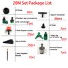 Plant Water Micro Drip Irrigation Nozzle Watering Set System Adjustable Kits Spray Cooling Home Yard Tools