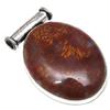 Pendant Bird Eye Jasper Gemstone Handmade Silver Jewelry 1.75"
