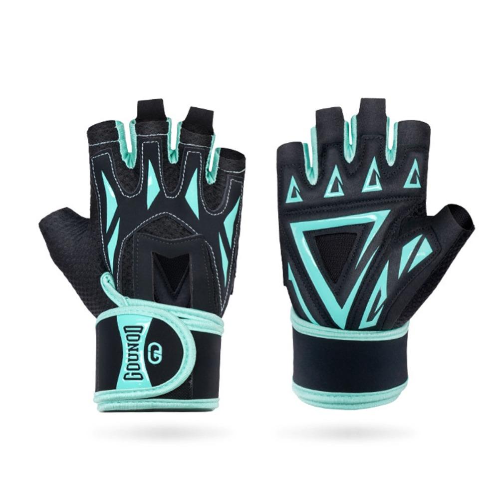 Wear-Resistant Fitness Cycling Gloves Wrist Guard Shock-absorbing Weightlifting Gloves Professional Breathable