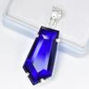 CERTIFIED Blue Topaz 66.9 Ct Pendant 925 Sterling Silver Fancy Gemstone Jewelry MY-PD-139-NS