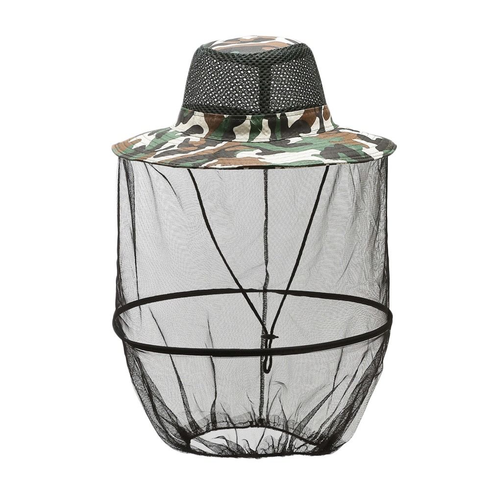 Foldable Fishing Sun Cap Outdoor Sunscreen Insect Proof Cap Summer Bucket Hat  for Men Women