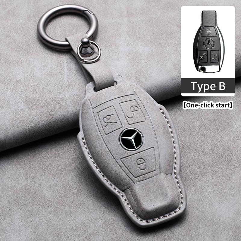 Car Key Case Cover For Mercedes Benz A C E S G Class GLC CLE CLA GLB GLS W177 W205 W213 W222 AMG W206 W223 S350 C260 C300 S400