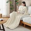 Softime Wearable Blanket with Arm and Leg Lazy Blanket for Long Full Body Knee Nap Cold Rolls Up and Stores As a Suitable for Men and and Suitable for