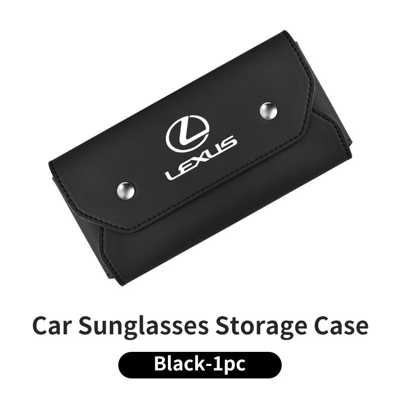 CKU5 Car Sun Visor Glasses Case Leather Sunglasses Box Eyeglasses Holder For Lexus UX250h RX450h CT200h RX400h NX300h RX350 RX300 GX