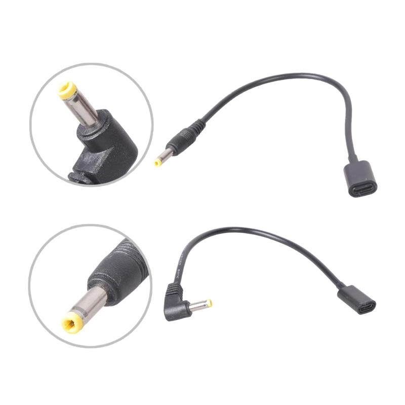 Угловой USB C female на 90 градусов к 4.0x1.7 мм DC5V Адаптер-шнур питания для роутера, камеры, лампы, вентилятора