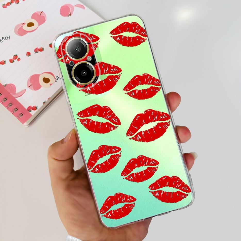 For Realme C67 4G Case RMX3890 New Fashion Painted Cover 6.72'' Soft Silicone Phone Case For Realme C67 C 67 RealmeC67 4G Bumper