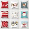 Christmas Themed Pillowcases Car Accessories Office Santa Claus Living Room Sofa Home Pillowcases