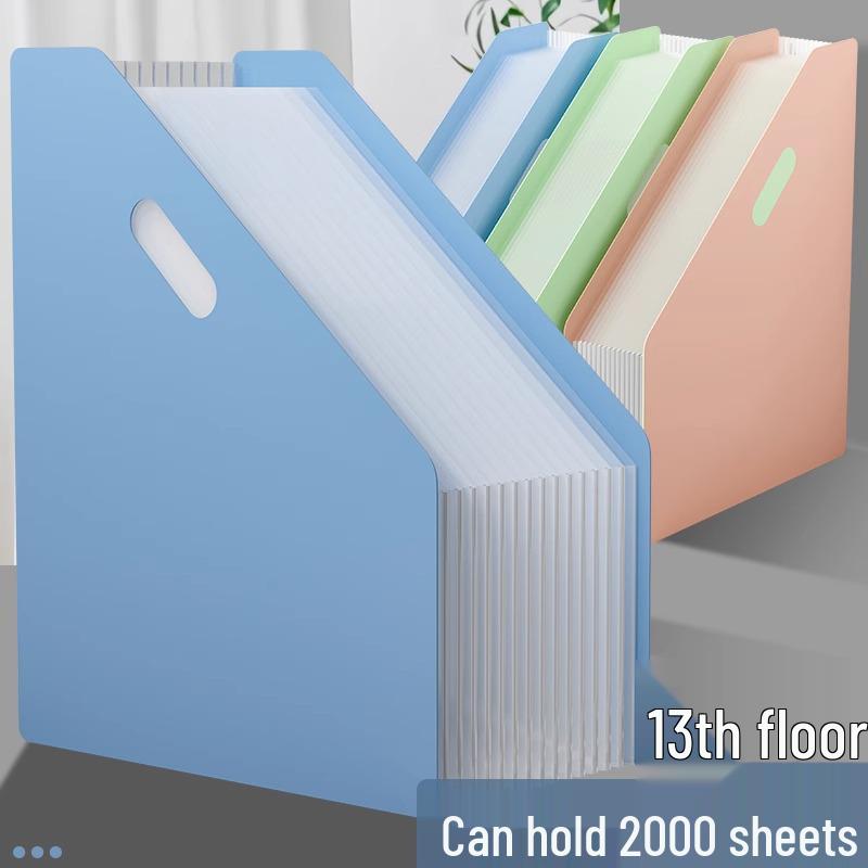 Папка-гармошка формата A4 с расширением - Настольный органайзер большой вместимости для студентов и офисного использования