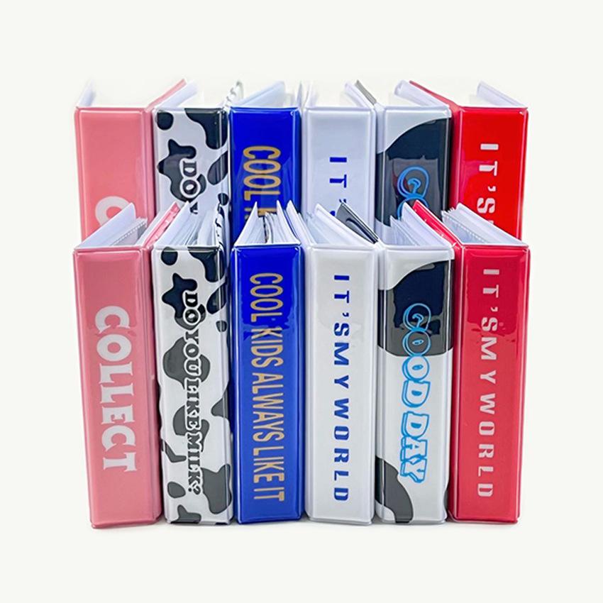 36/64 кармана, мини-фотоальбом с сердцем, прозрачный держатель для фотокарточек, мини-альбом Polaroid для хранения, коллекционный альбом с именем книги, карточкой, альбомом