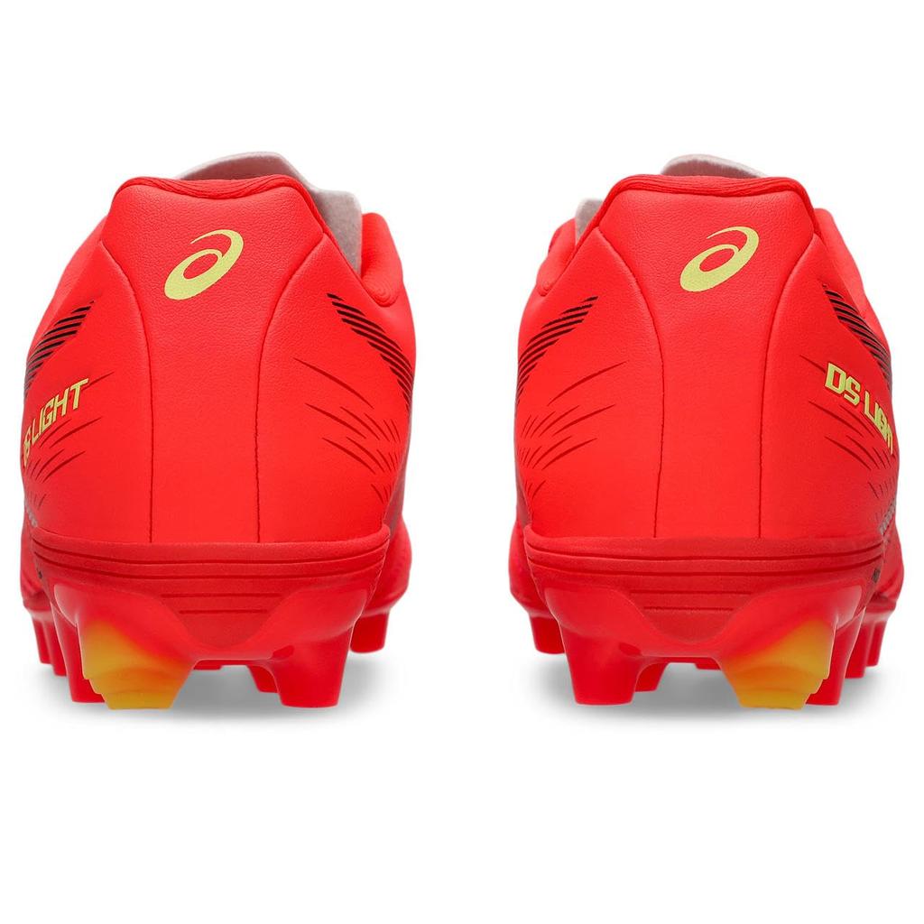 Asics DS LIGHT JR GS 1104A054 Soccer Size 600 Size 2E Shoes, Unisex, (Flash Red/Black), 24.0 Cm,
