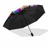 Vibrant Heroes Unite Outdoor Automatic Umbrella Folding Umbrella with 8 Ribs Compact Design for Outdoor Daily Use Fashionable Accessory