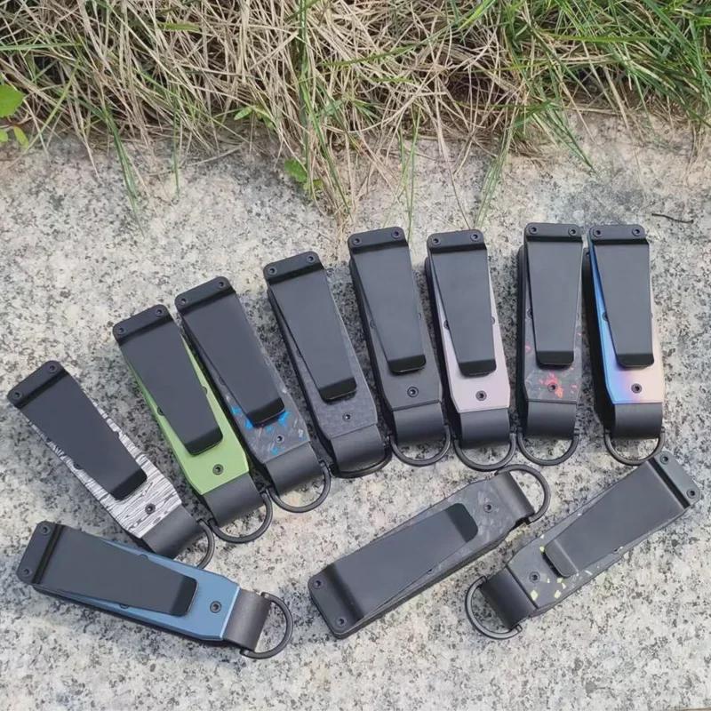 Многофункциональный металлический брелок с держателем AirTag для использования на открытом воздухе