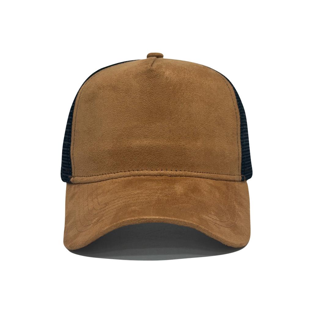 Solid Color Suede Baseball Cap, Embroidered Breathable Mesh Peaked Cap, Four Seasons Versatile Unisex Sun Shade Hat