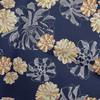 Cotton Flex Dark Blue Fabric Floral With Lines Diy Clothing Quilting Fabric Print Fabric By Yard 40 Inch
