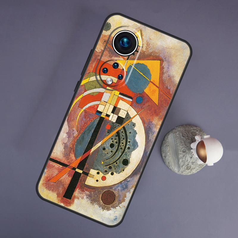 Чехол с изображением Василия Кандинского для Huawei Honor Magic 5 Lite 70 50 X8 X9 a P20 P30 P40 P50 P60 Pro P Smart Nova 9 5T